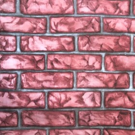45cm Vintage Brick Peel-Stick Wallpaper - Self Adhesive Wall Decor